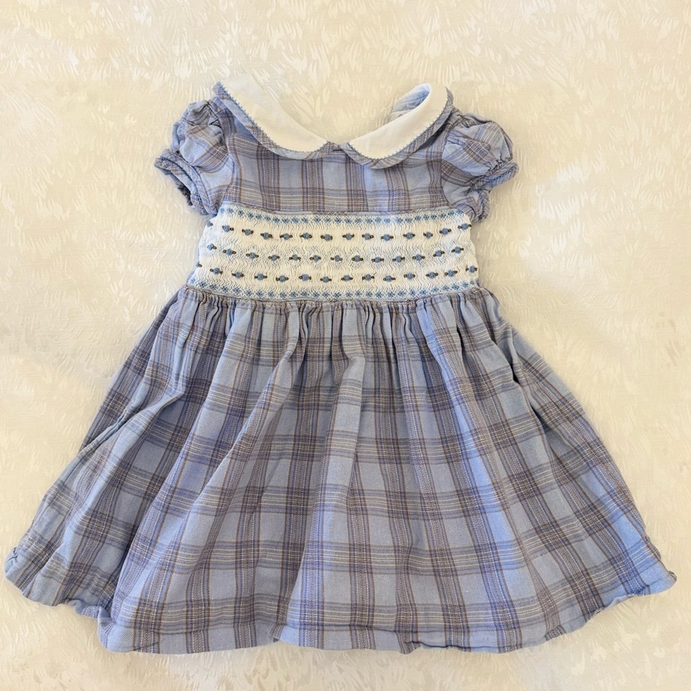 Rachel Riley baby blue dress, 3Y, excellent condition.